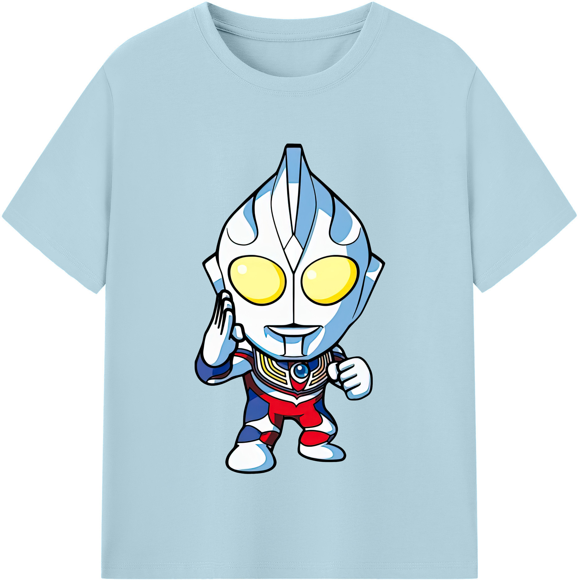 （画像用） ウルトラマン Ultraman 綿100％半袖Tシャツ（フロントプリント）